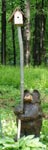 Bear with Bird House Bear with Bird House