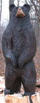 9' Commissioned Canadian Pine Carving