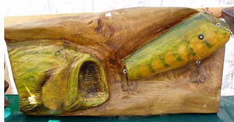 Fish and Lure Wall Mount