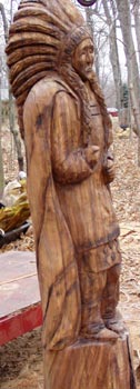 American Indian Side View